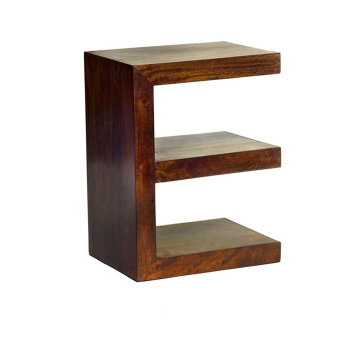 Walnut deals shelving unit