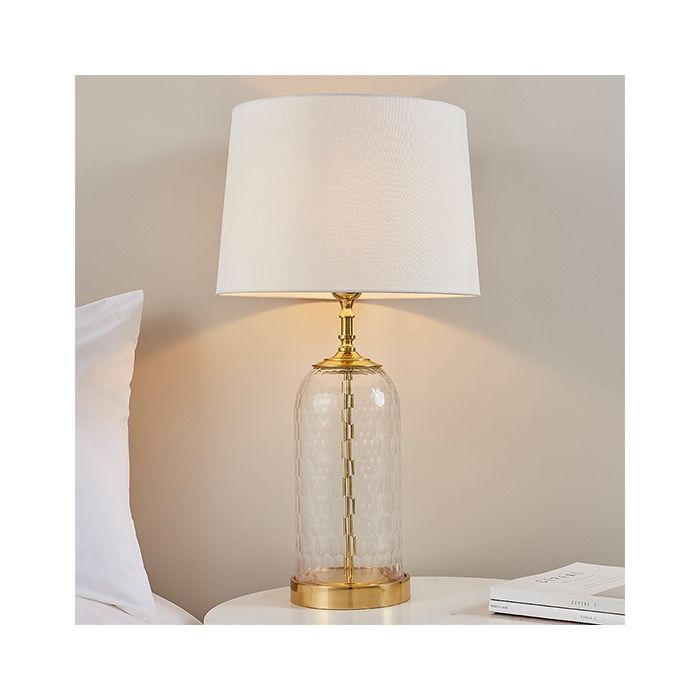 Vintage clear glass 2025 table lamps