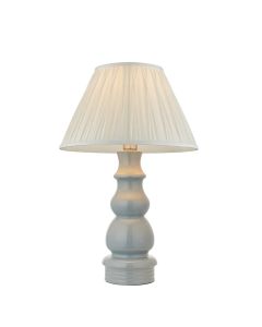 Provence 16 Inch Ivory Shade Table Lamp With Chatsworth Ceramic Base