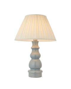 Provence 18 Inch Cream Tapered Shade Table Lamp With Carla Ceramic Base