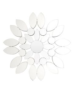 Blossom Blossom Wall Bedroom Mirror In Silver