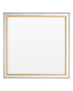 Wikera Square Elegant Wall Bedroom Mirror In Gold Frame