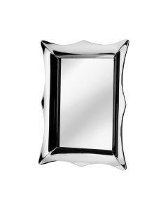 Wikera Wall Bedroom Mirror With Curved Reflective Frame