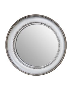 Mevtok Round Wall Bedroom Mirror In Silver