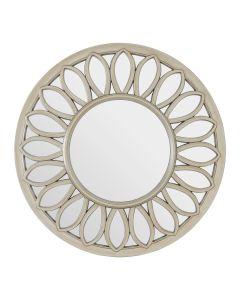 Serlina Wall Bedroom Mirror In Weathered Gold Frame