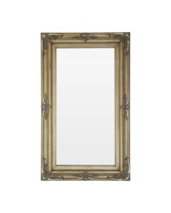 Sevan Wall Bedroom Mirror In Antique Gold Frame