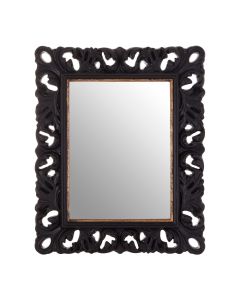 Gertrode Wall Bedroom Mirror In Black And Gold