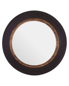 Gina Concentric Design Wall Bedroom Mirror In Black