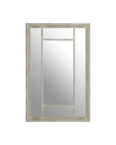 Saffi Wall Bedroom Mirror In Chinese Oak Wooden Frame