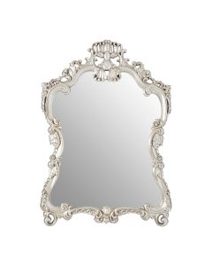 Chiyoka Decorative Design Wall Bedroom Mirror In Champagne