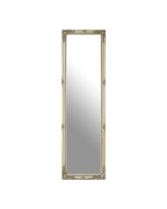 Zelma Wall Bedroom Mirror In Champagne Wooden Frame