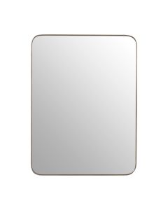 Newell Minimalist Wall Bedroom Mirror In Silver