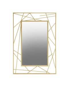 Farran Wall Mirror In Champagne Gold