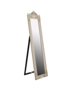 Holmes Floor Mirror In Champagne Frame