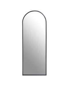 Cona Arched Wall Mirror With Black Metal Frame