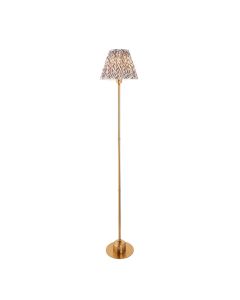 Bibury And Zigzag 16cm Pearl Grey Fabric Shade Table Lamp In Satin Cotswold Green