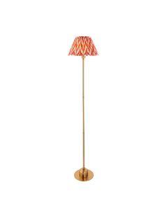 Bobble And Ikat 25cm Marlin Blue Fabric Shade Table Lamp In Olive Green Bobble Ceramic Base