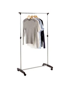 Akron Metal Clothes Rack With Chrome Frame