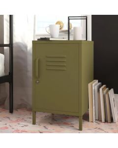 Bradford Metal Locker Storage Cabinet With 1 Door In Olive Green
