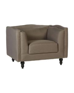 Fresnillo Fabric Upholstered Armchair In Mink
