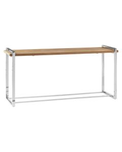 Menteng Wooden Console Table In Natural Elm