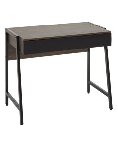 Bradbury Wooden Computer Desk With 1 Drawer In Dark Oak