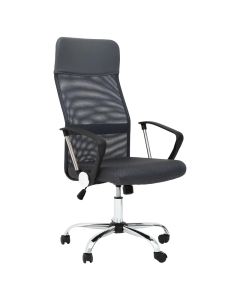 Brent Mesh Home And Office Chair In Grey