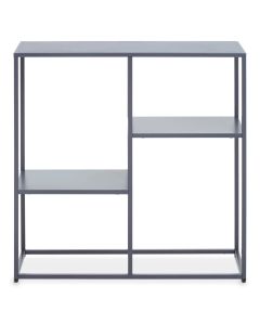 Acero Metal Multi Shelving Unit In Grey