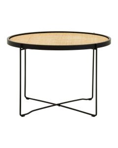 Depok Round Rattan Coffee Table In Natural