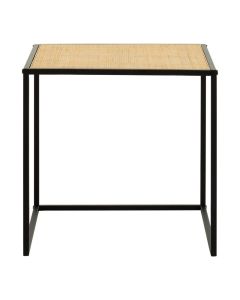 Depok Square Rattan Side Table In Natural