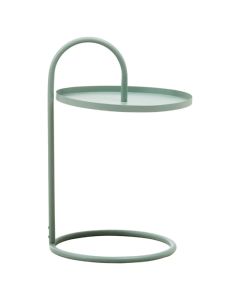 Trosa Round Metal Hanging Top Side Table In Green