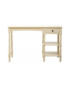 Heritage Pine Wooden Computer Desk In Antique Pearl