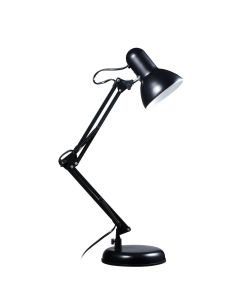 Celdon Metal Studio Table Lamp In Black