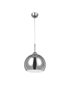 Gikoya Ball Design Metal Shade Ceiling Pendant Light In Chrome
