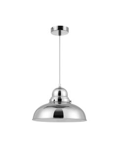 Jasper Small Metallic Ceiling Pendant Light In Chrome