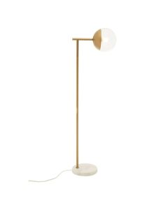 Revive 2 Lights Clear Glass Shade Table Lamp In Gold