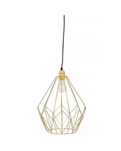 Wyra Ceiling Pendant Light With Champagne Gold Frame