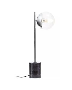 Revive Small Metal Table Lamp With Silver Base