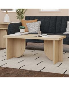 Voler Rectangular Wooden Coffee Table In Light Oak