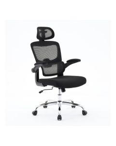 Supreme Mesh Home And Office Chair In Black