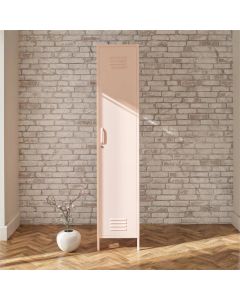 Mission District Metal Storage Cabinet With 1 Door In Pink