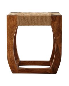 Sheesham Wooden Exotic Stool In Natural