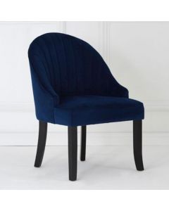 Dongcun Velvet Upholstered Bedroom Chair In Blue