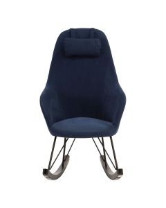 Kolding Fabric Rocking Chair In Blue