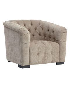 Fenton Fabric Upholstered Armchair In Natural
