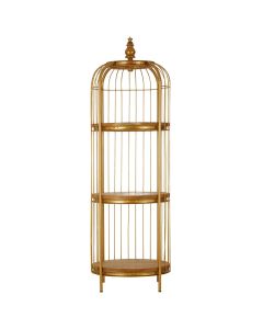 Mantis Medium Shelving Unit In Gold