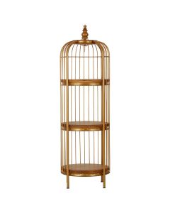 Mantis Small Shelving Unit in Gold