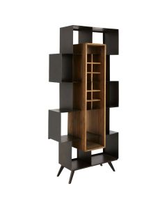 Mason Wooden Shelving Unit In Natural And Black