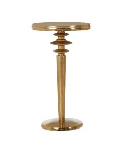 Zosma Gold Aluminium Side Table In Pair