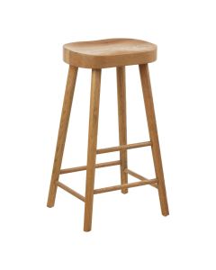 Lyon Wooden Bar Stool In Oak